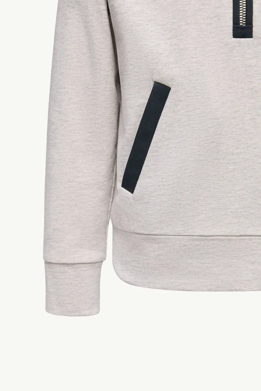 Logo Crest Stretch Cotton Polo Neck