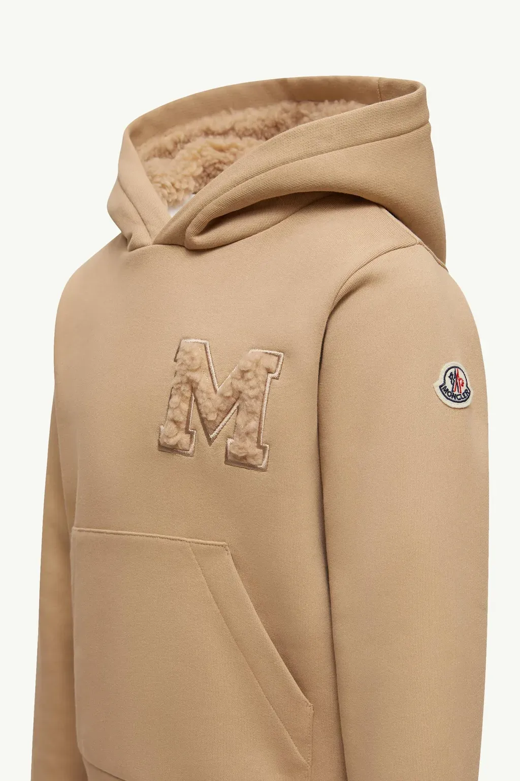 Teddy Logo Cotton Hoodie