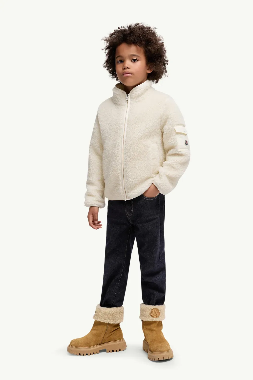 Teddy Zip-Up Sweatshirt