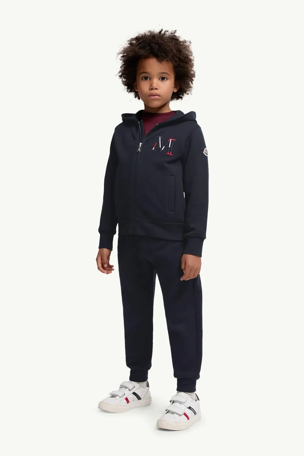 Embroidered Logo Cotton Tracksuit Set