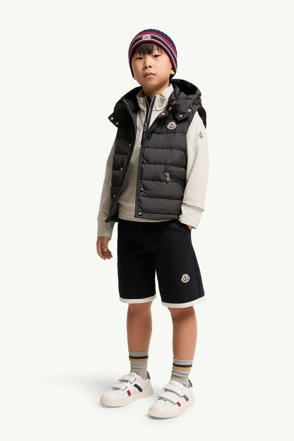 Logo Stretch Cotton Fleece Shorts