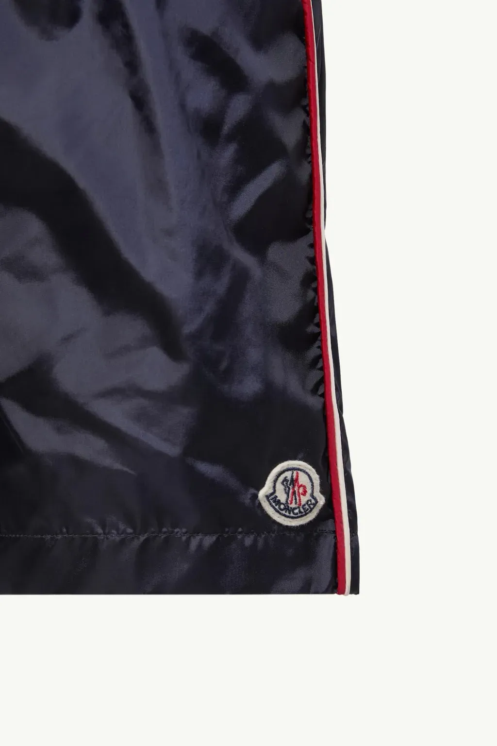 Tricolor-Trimmed Swim Shorts
