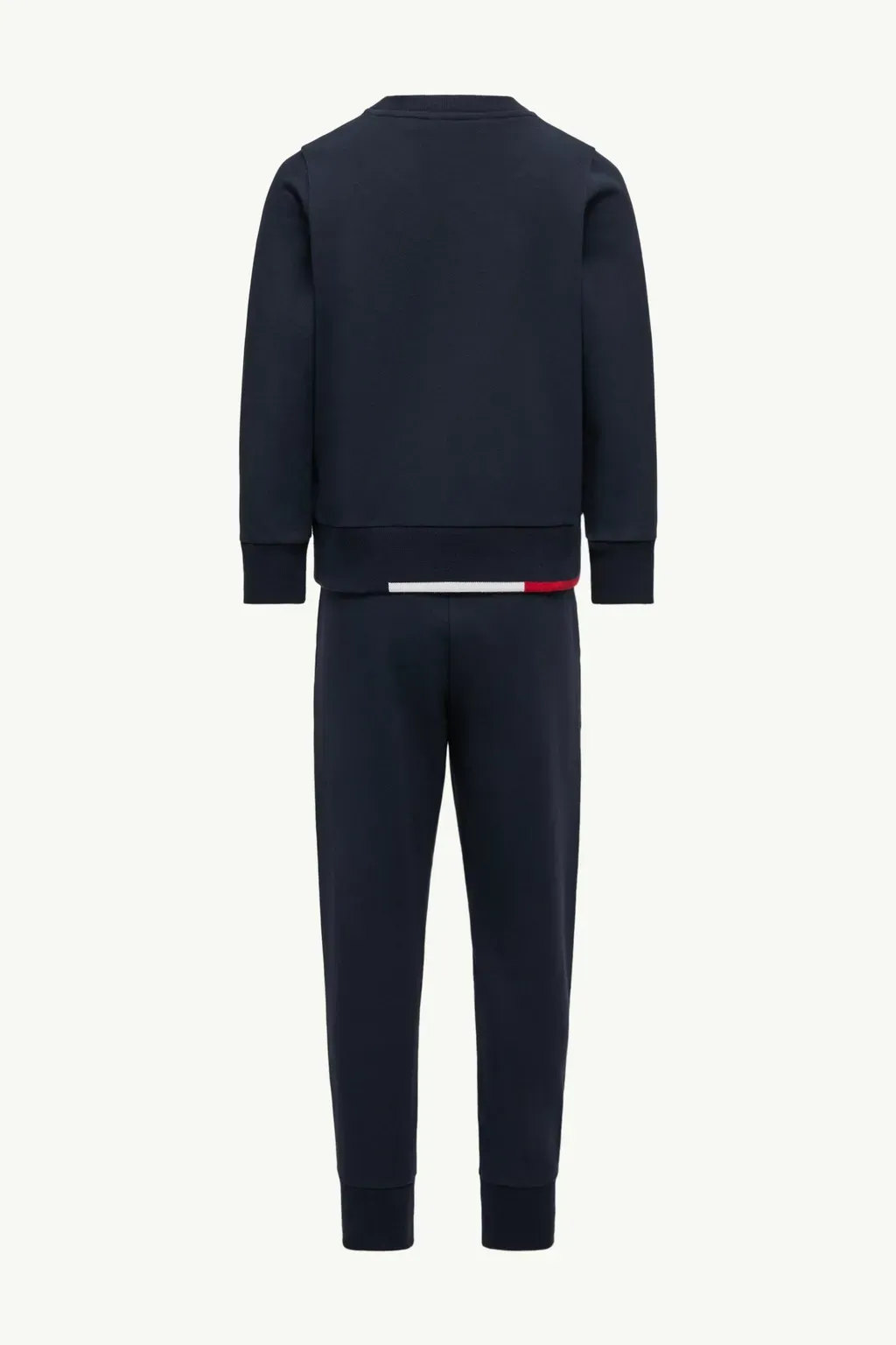 Tricolour-Trimmed Cotton Tracksuit Set