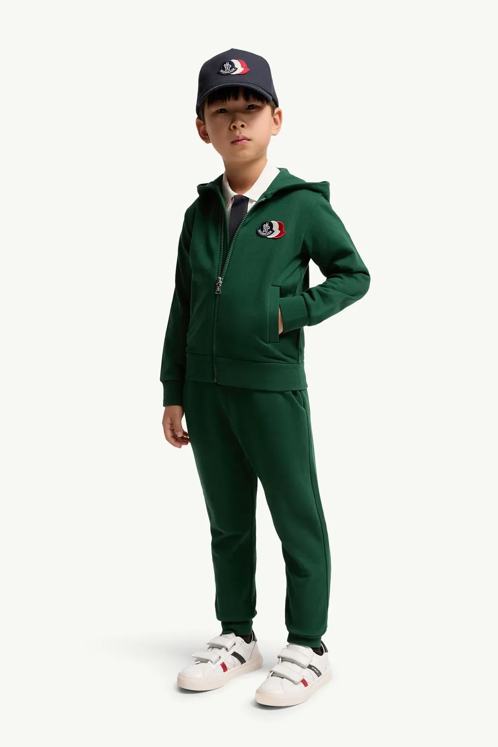 Triple Logo Cotton Fleece Sweatsuit
