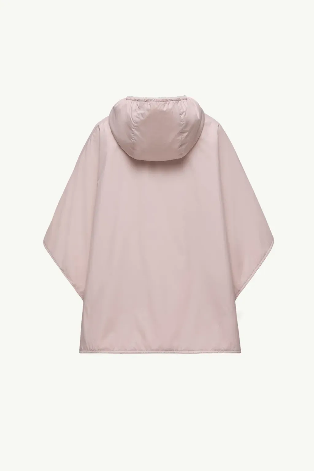 Reversible Hooded Teddy Cape