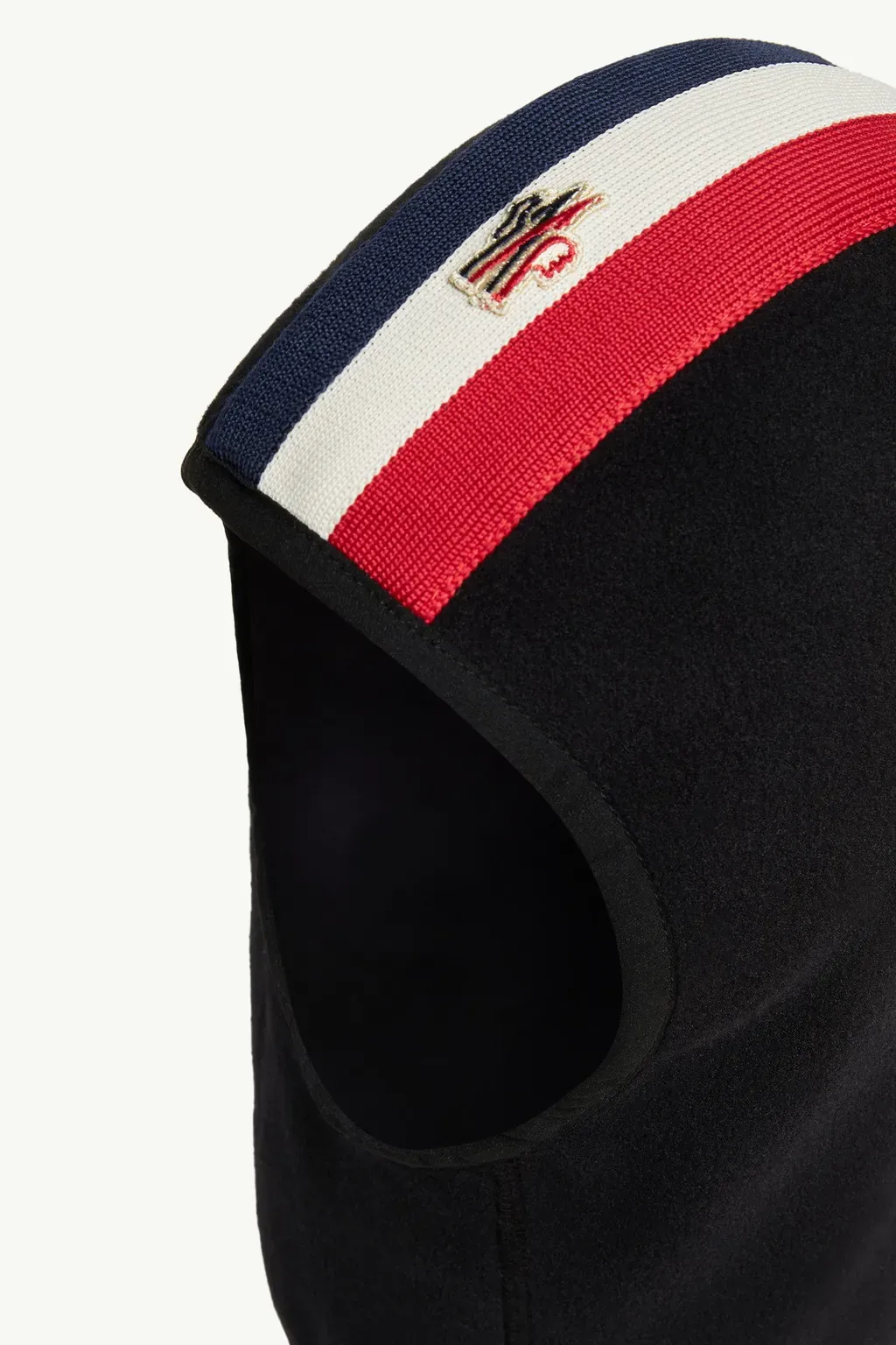 Striped Trim Fleece Balaclava