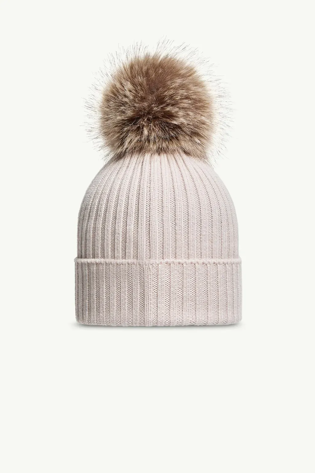 Wool Beanie With Pom Pom
