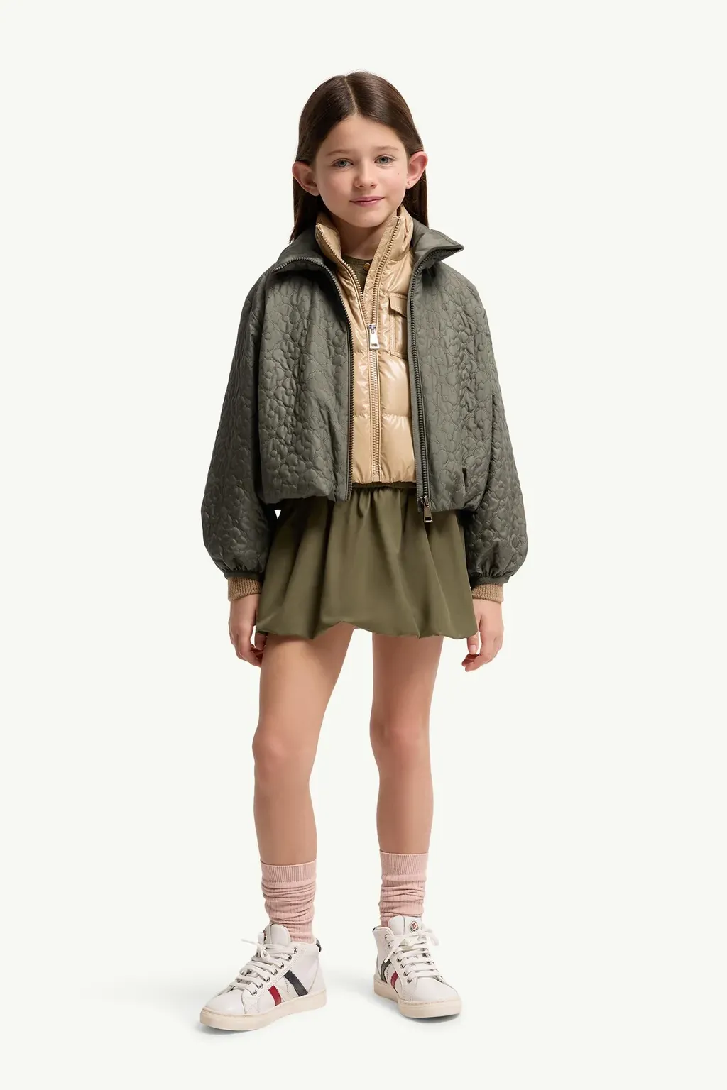 Kamelya Floral-Quilted Padded Jacket