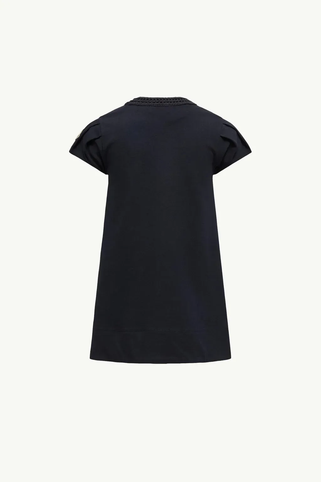 Crochet-Trimmed Cotton Dress