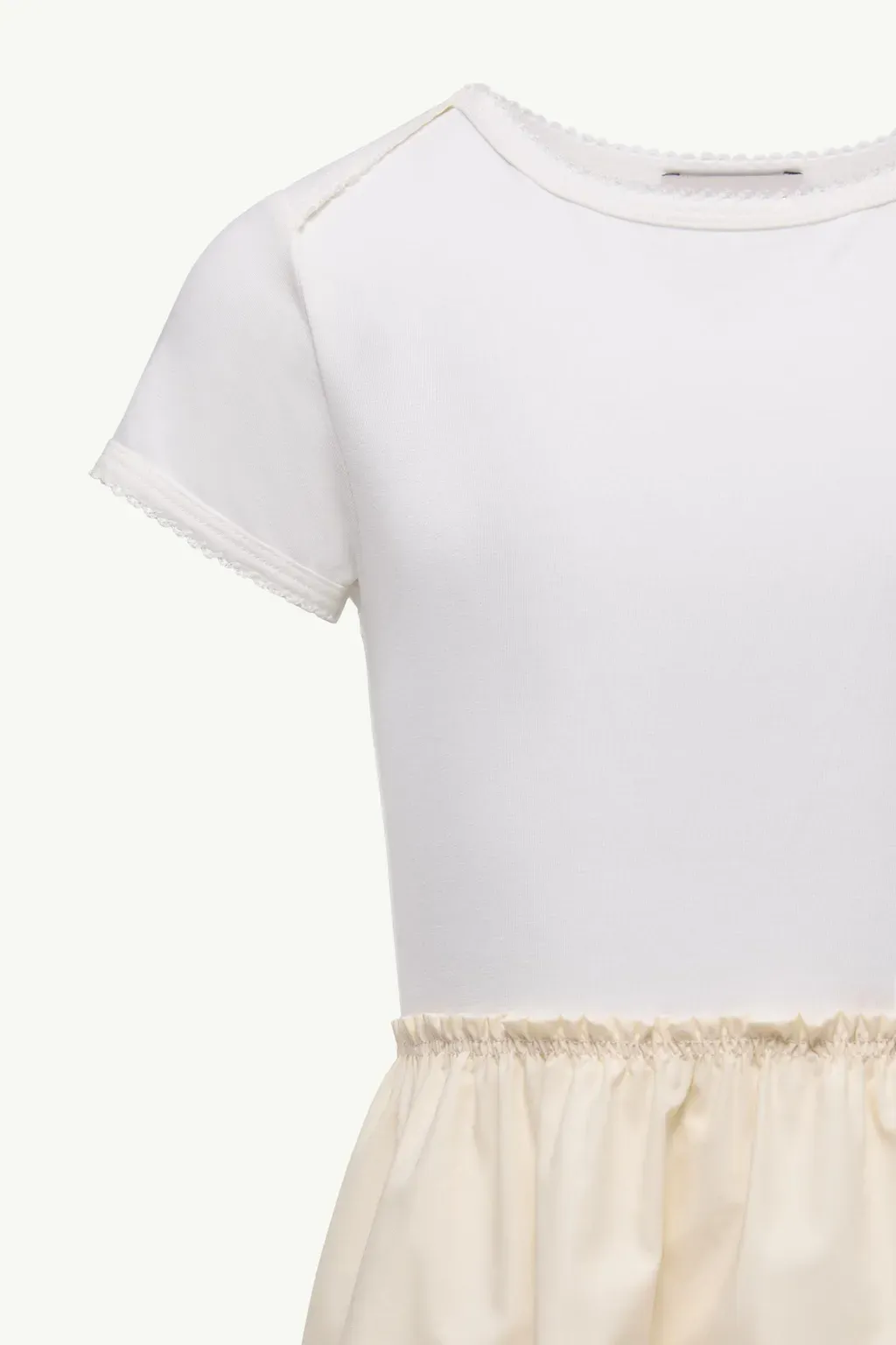 Embroidered Flower Cotton Blend Dress
