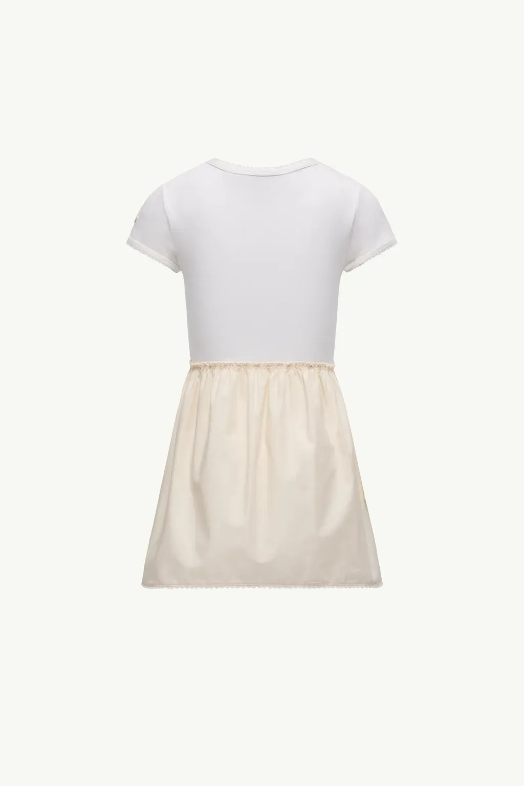 Embroidered Flower Cotton Blend Dress
