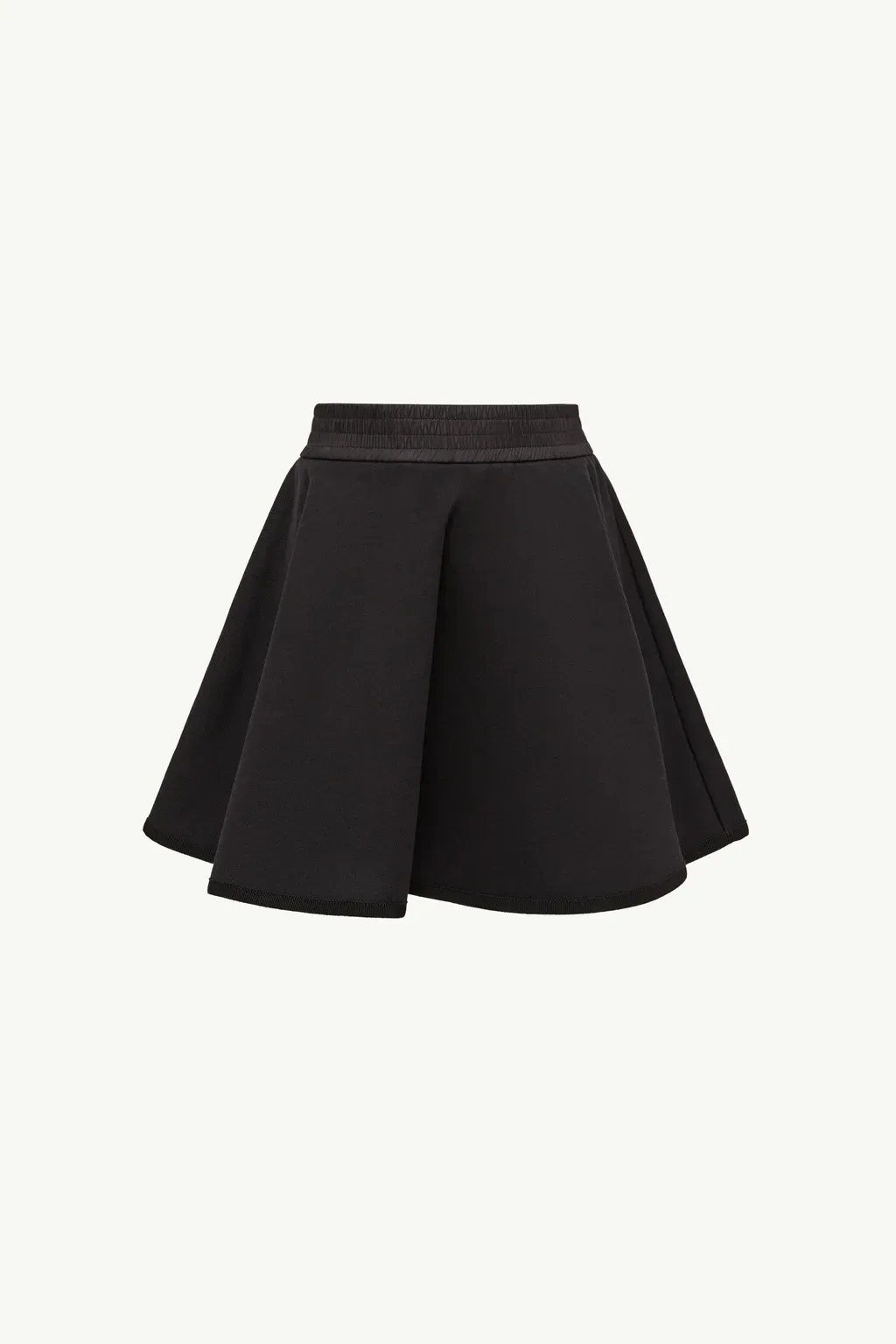 Flared Cotton Mini Skirt