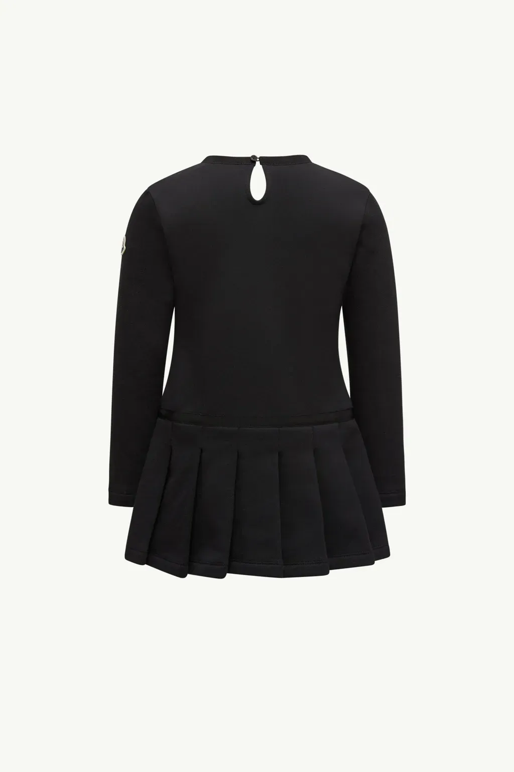 Teddy Logo Pleated Cotton Dress