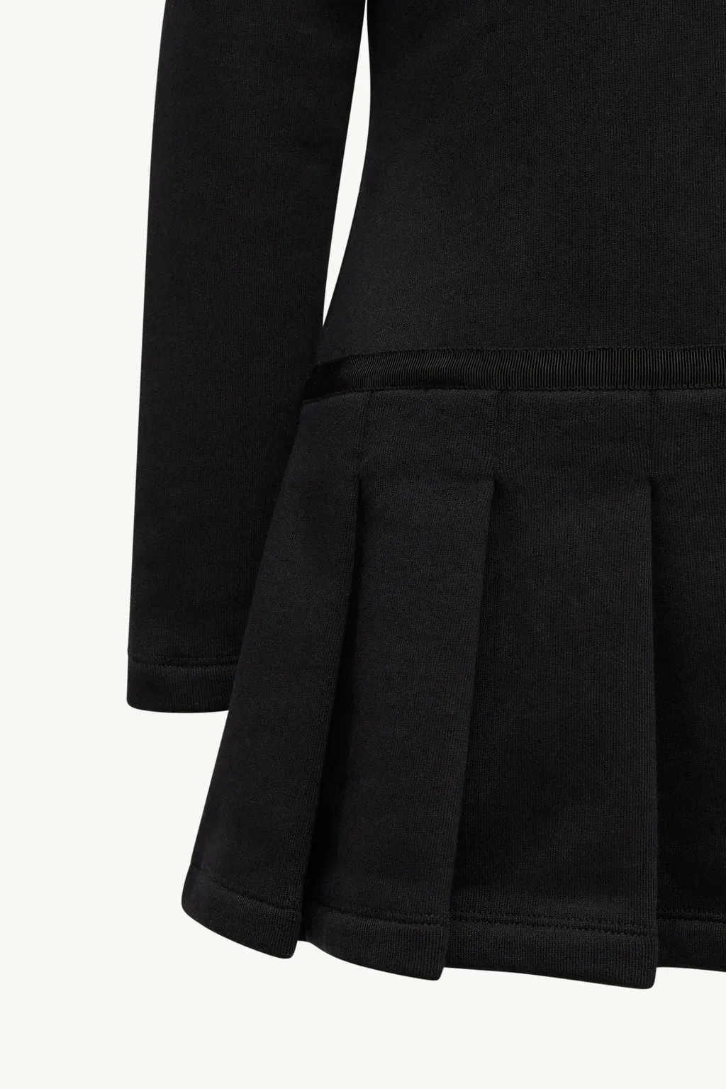 Teddy Logo Pleated Cotton Dress