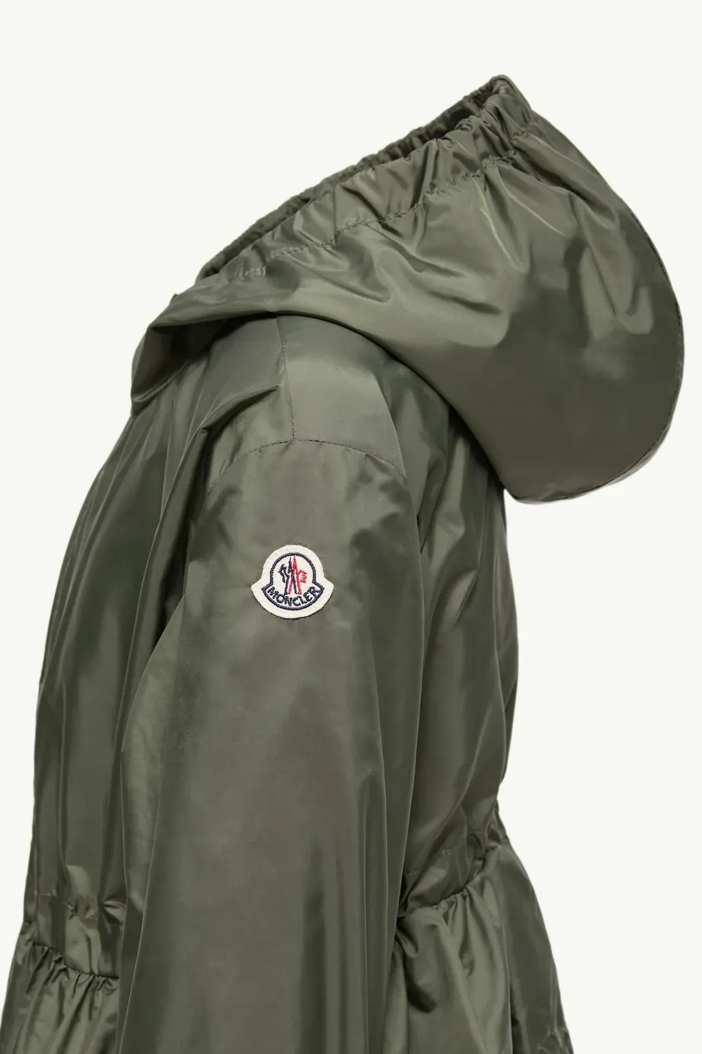 Manolya Embroidered Flowers Hooded Rain Jacket