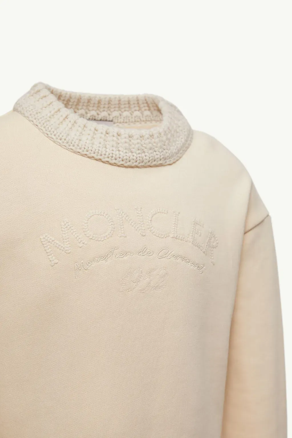 Embroidered Logo Cotton Sweatshirt