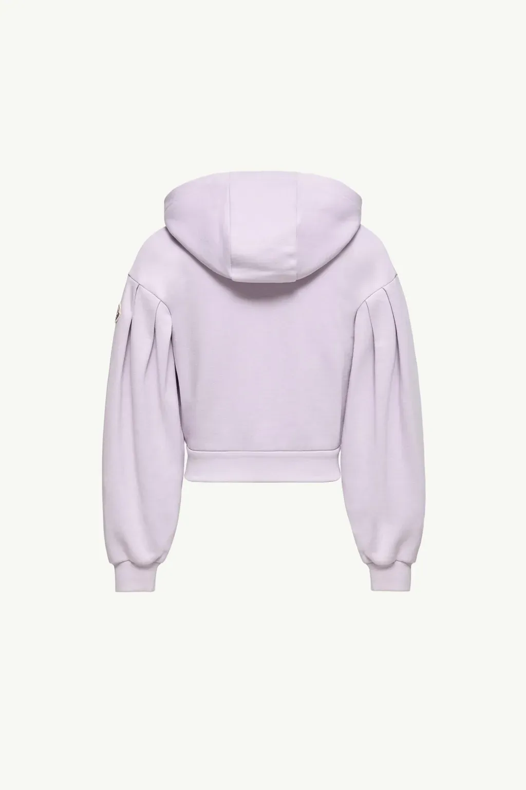 Embroidered Zip-Up Cotton Hoodie