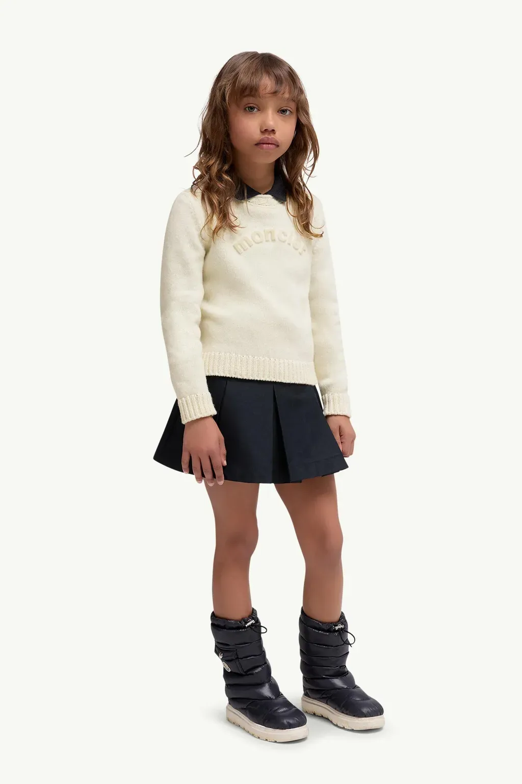 Textured Logo Wool Jumper