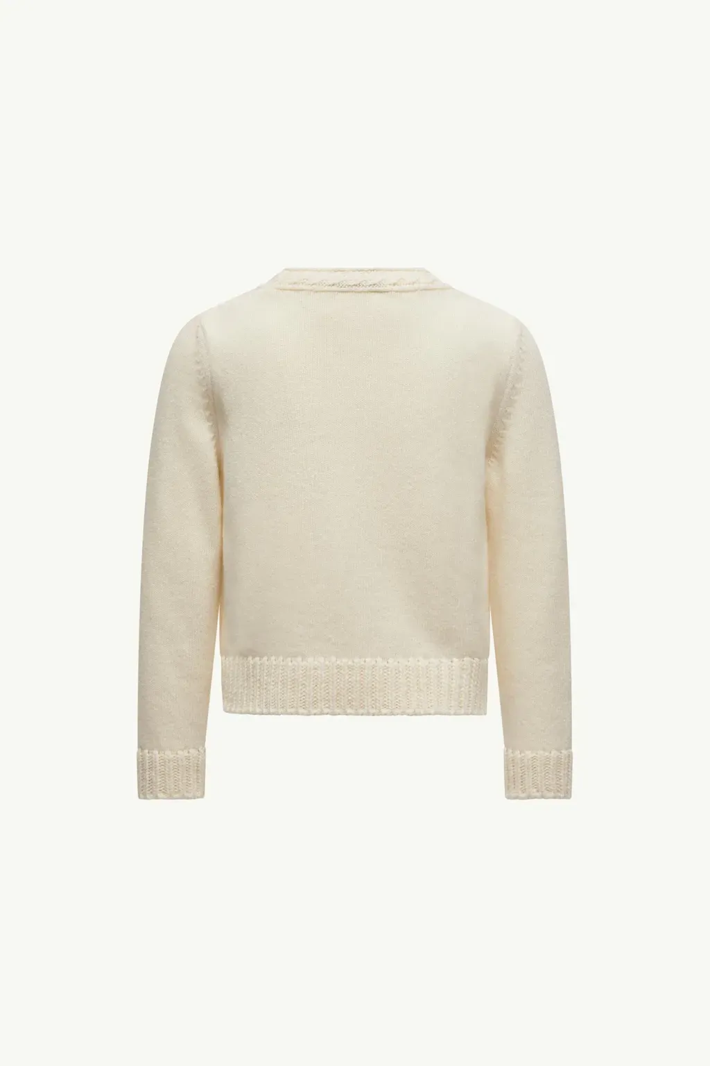 Textured Logo Wool Jumper