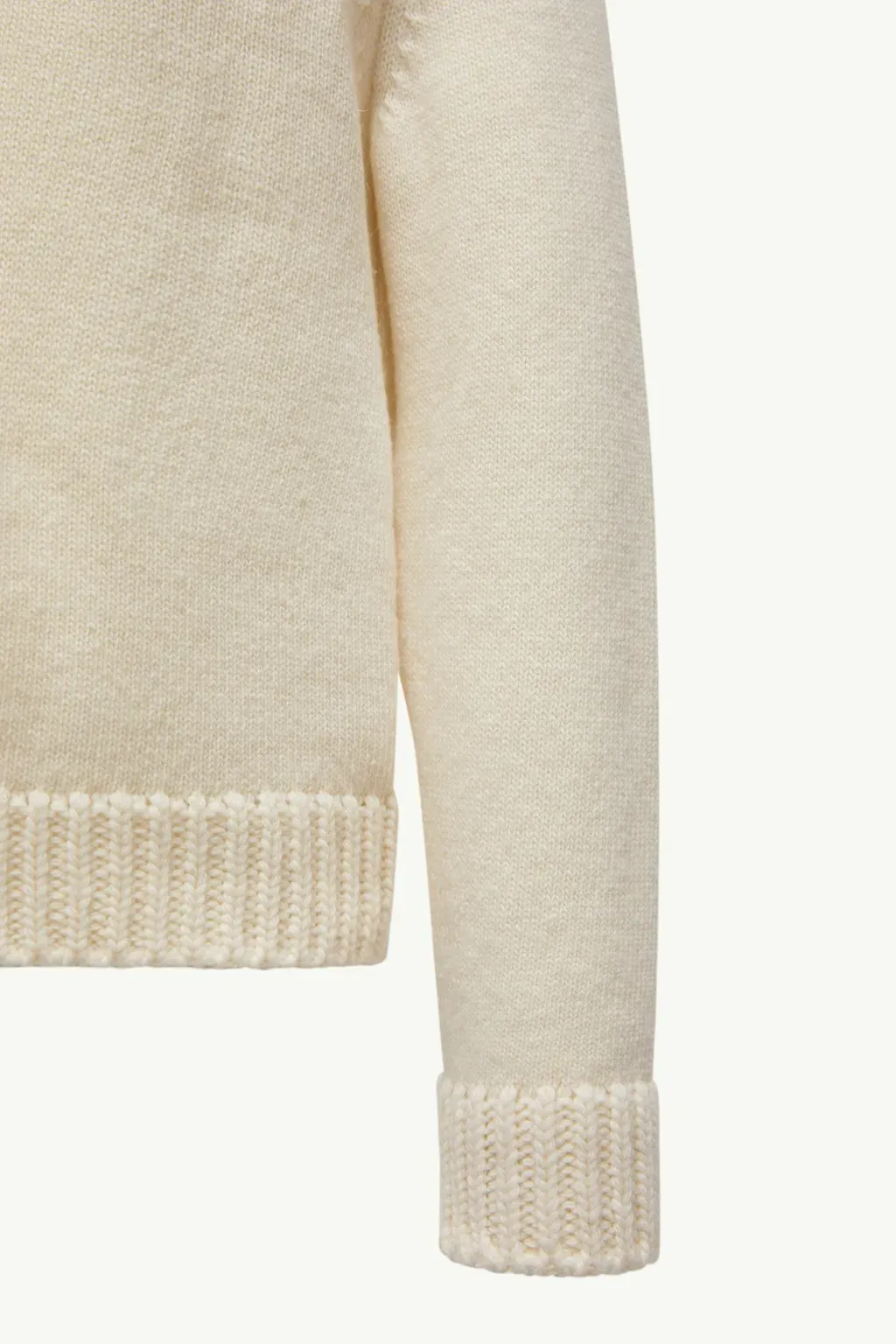 Textured Logo Wool Jumper