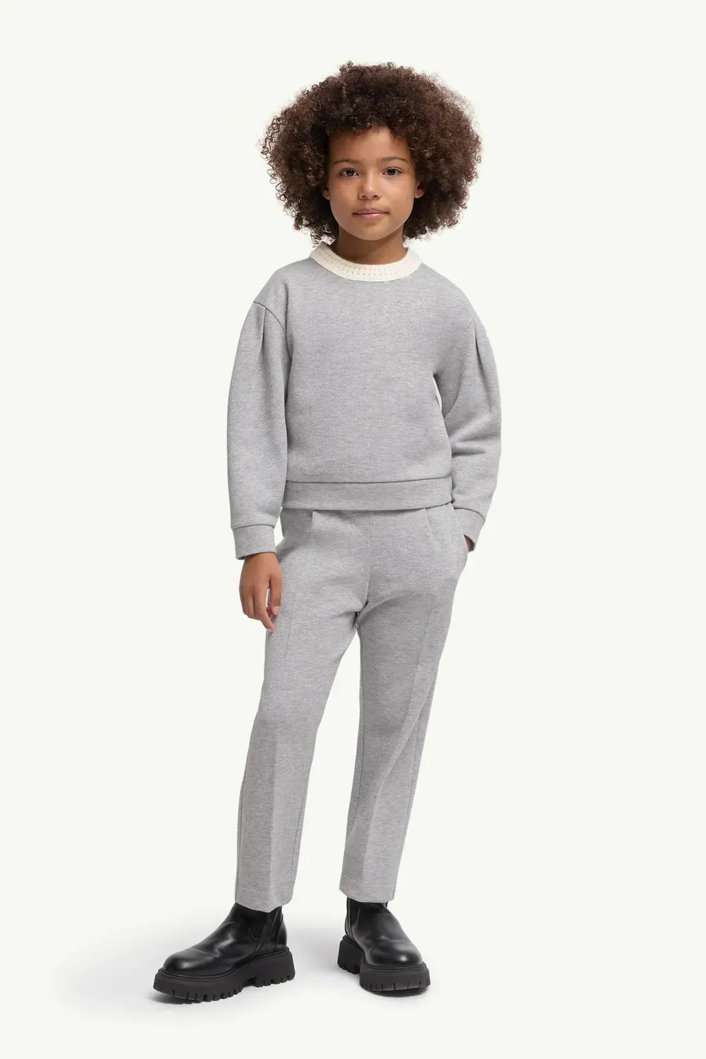 Metallic Cotton Sweatsuit Set