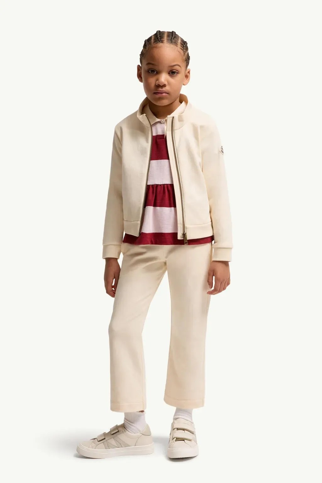 Logo Patch Cotton Tracksuit Set