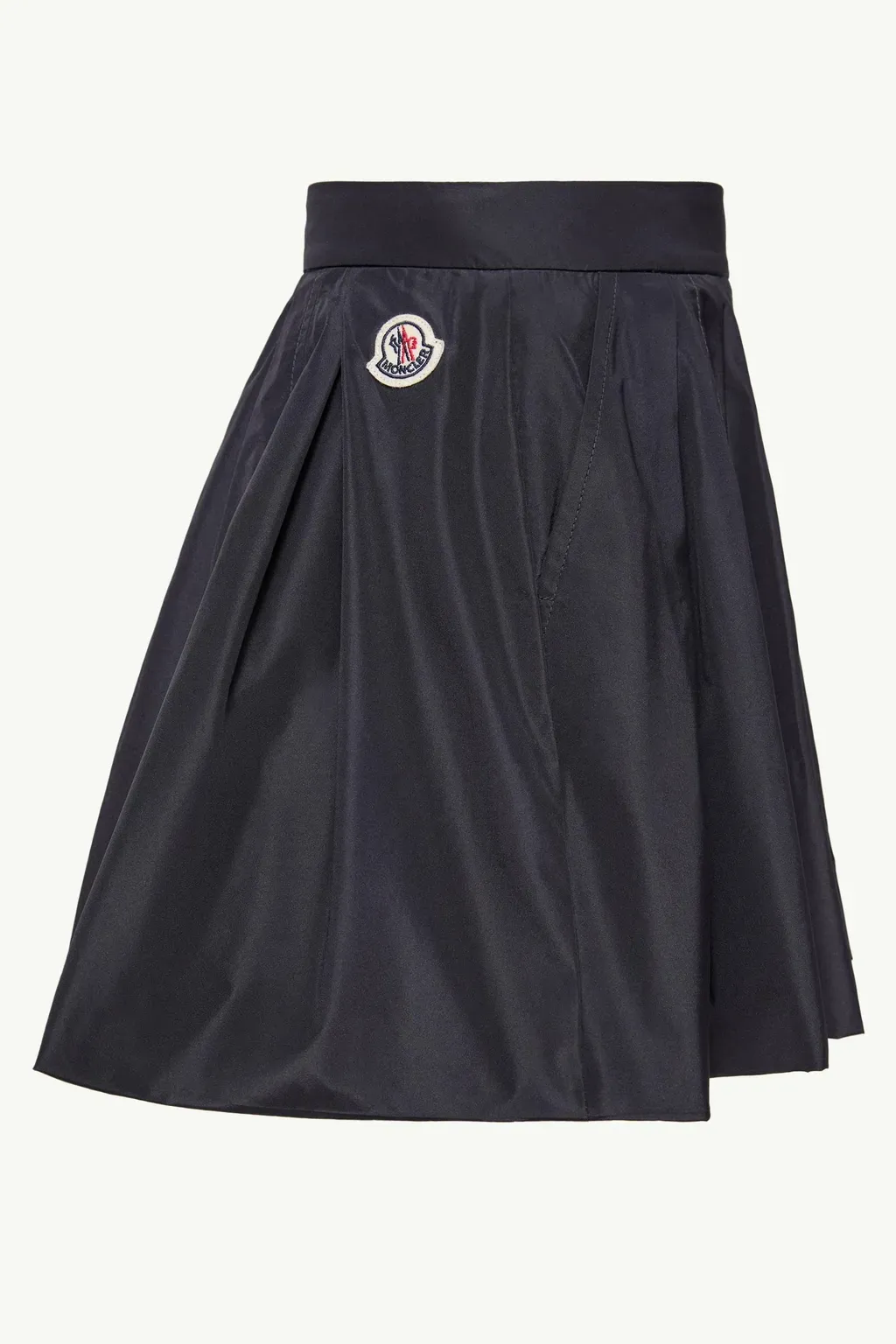 Pleated Taffeta Shorts