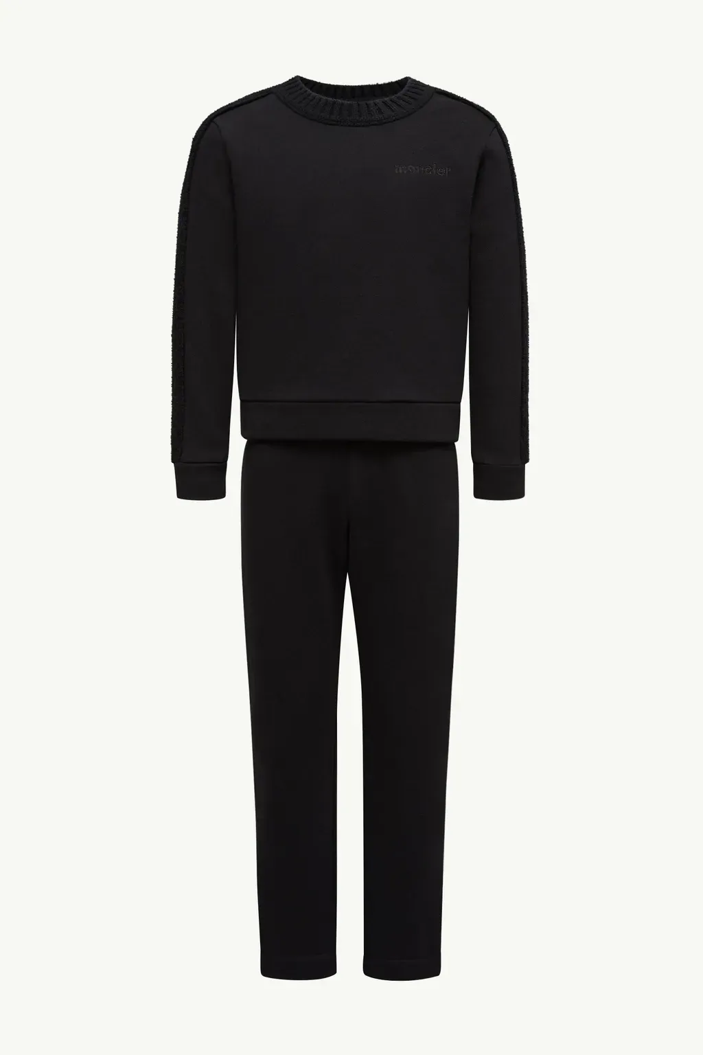 Wool-Trimmed Cotton Tracksuit Set