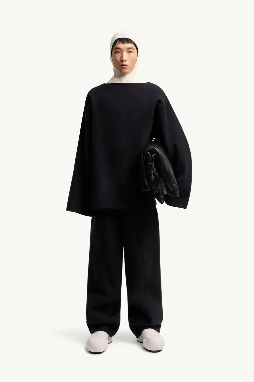 Moncler + Jil Sander Cuprous 2-In1 Wool Blend Cape
