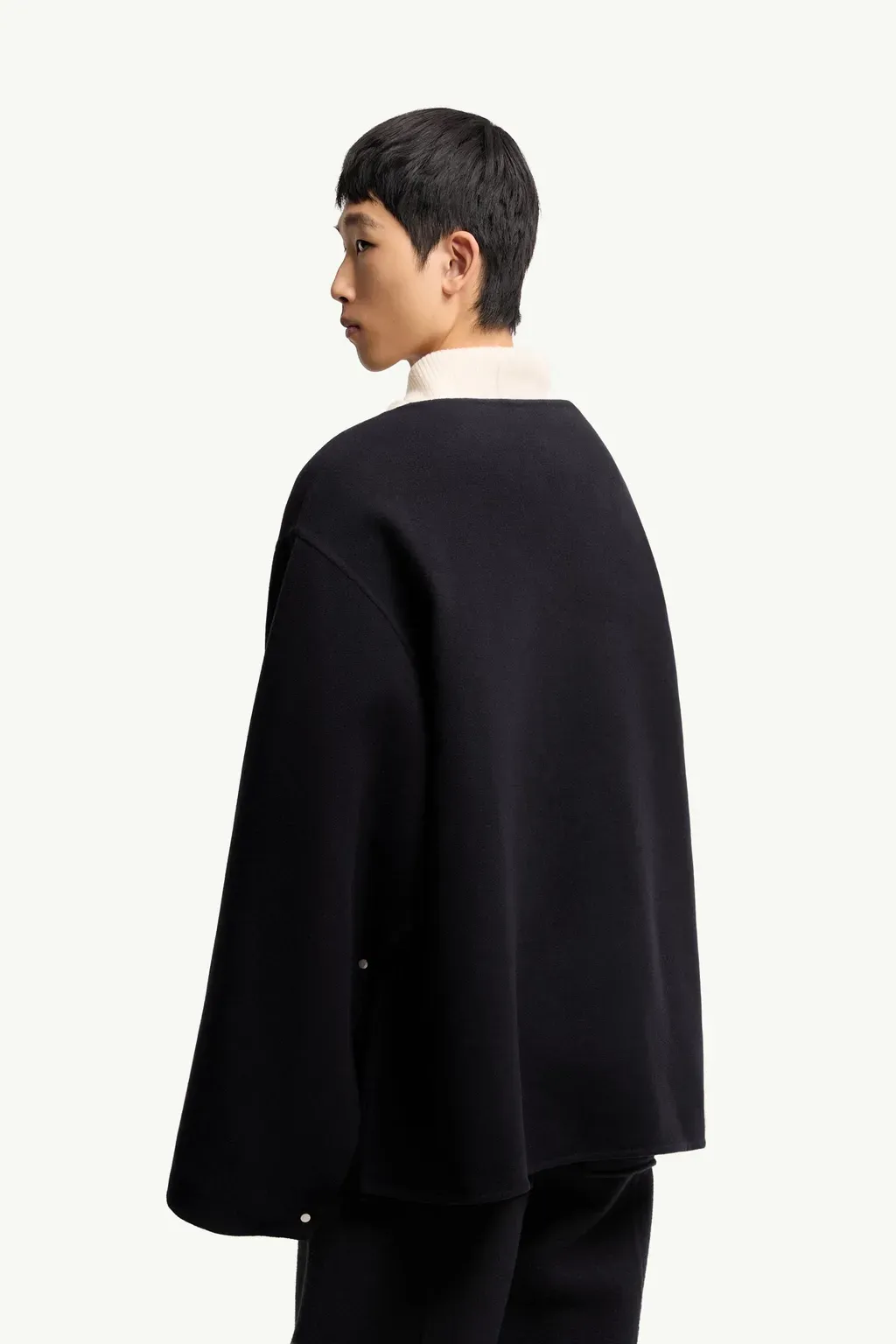 Moncler + Jil Sander Cuprous 2-In1 Wool Blend Cape