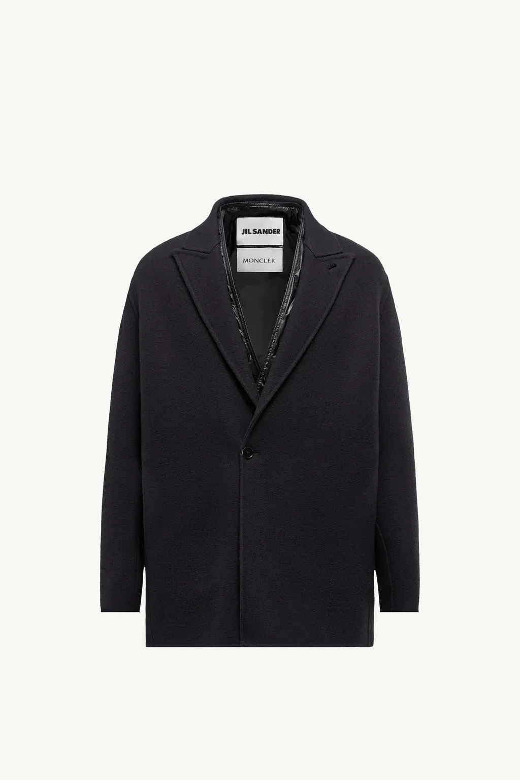 Moncler + Jil Sander Rhamnose 3-In-1 Wool Mono-Breasted Down Jacket