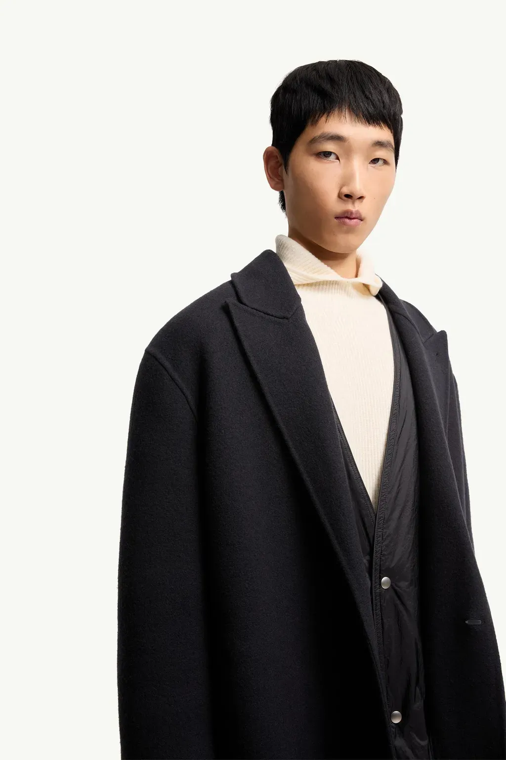 Moncler + Jil Sander Rhamnose 3-In-1 Wool Mono-Breasted Down Jacket