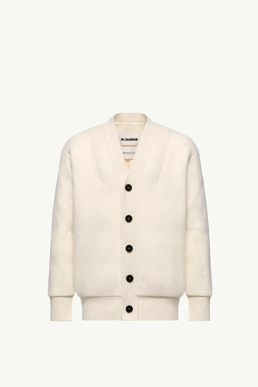 Moncler + Jil Sander Padded Wool Cardigan