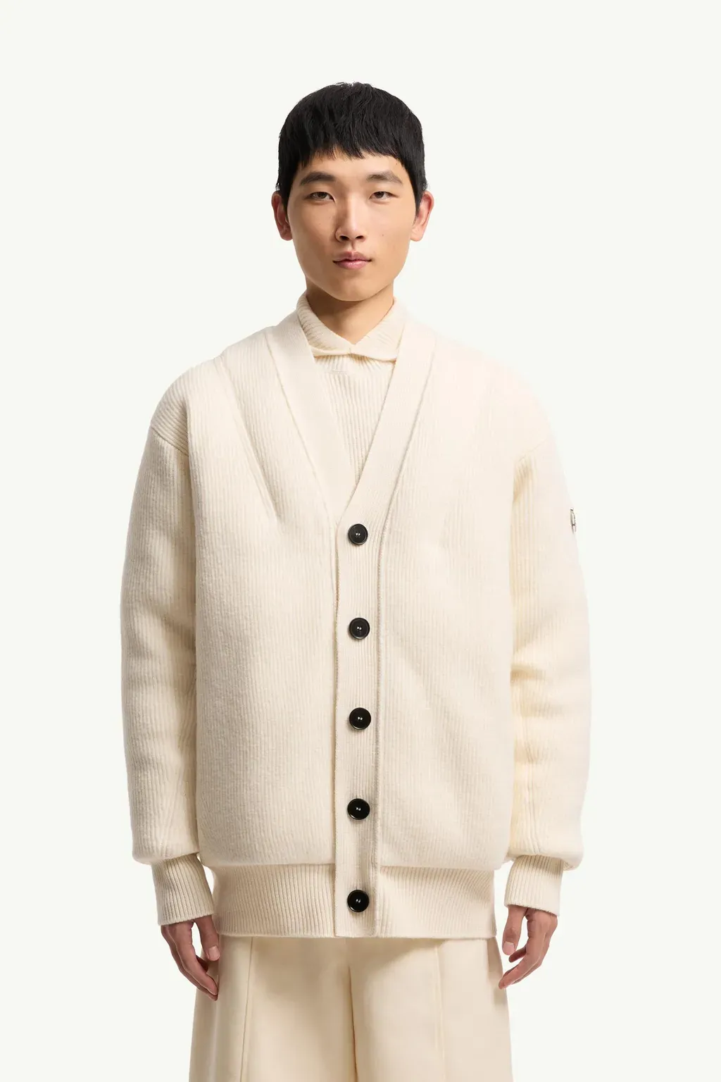 Moncler + Jil Sander Padded Wool Cardigan