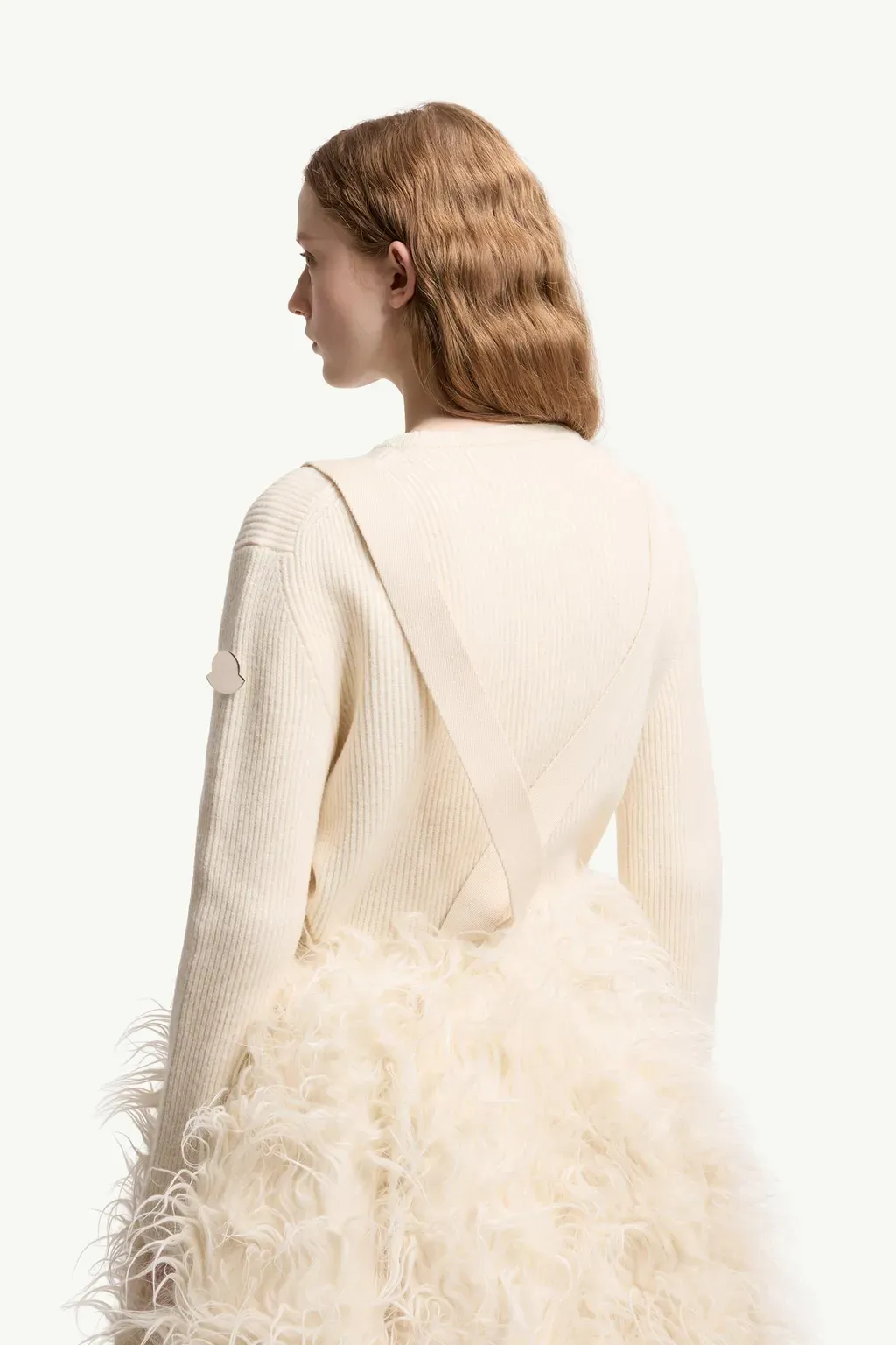 Moncler + Jil Sander Textured Wool Blend Long Skirt