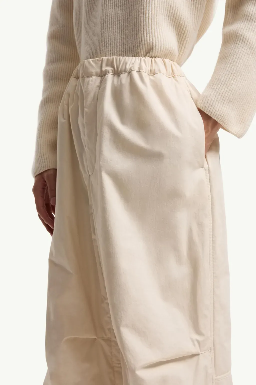 Moncler + Jil Sander Straight Leg Cotton Trousers