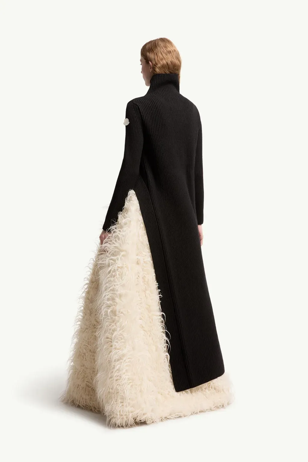 Moncler + Jil Sander Wool Polo Neck Dress