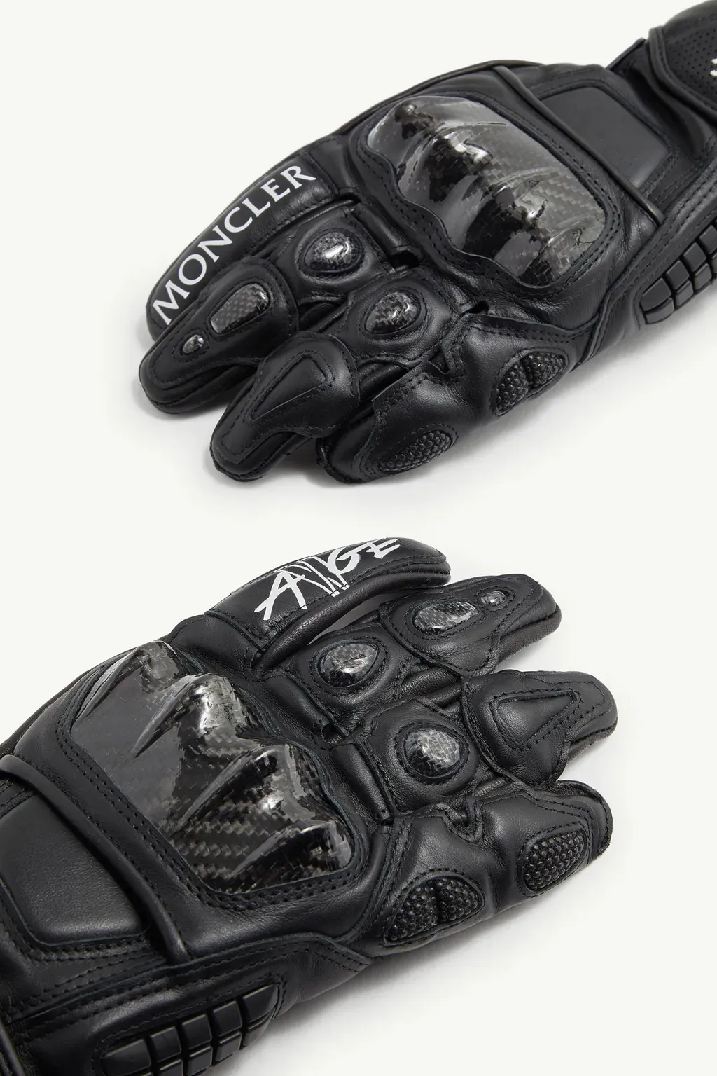 Moncler X A$Ap Rocky Leather Gloves