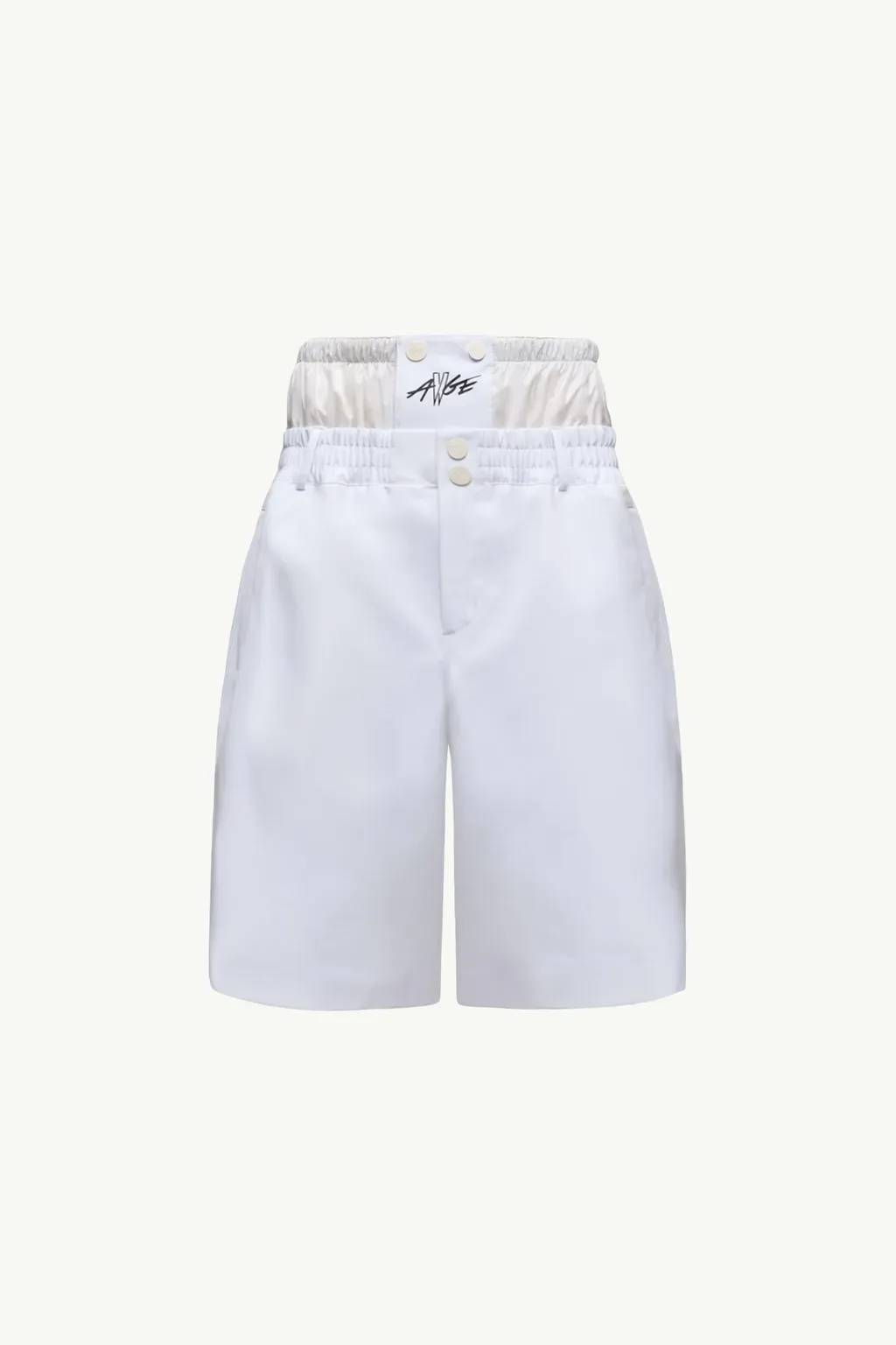 Moncler X A$Ap Rocky Logo Print Shorts