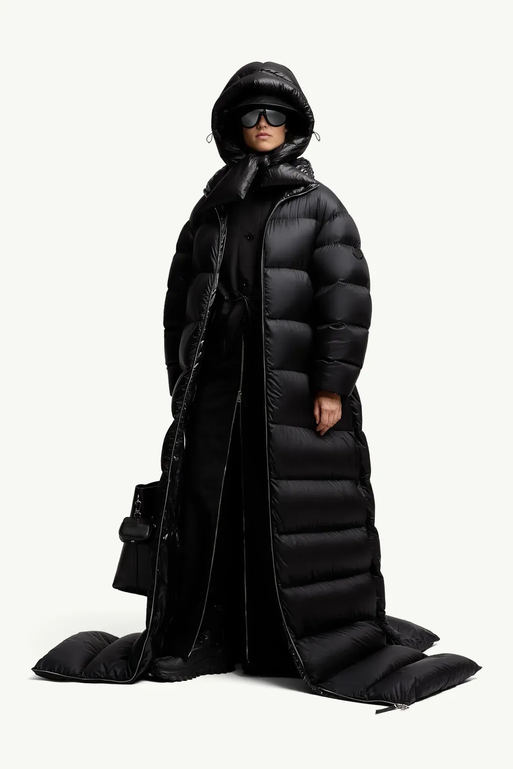 Moncler X Ee72 By Edward Enninful Cotton Gabardine Maxi Skirt