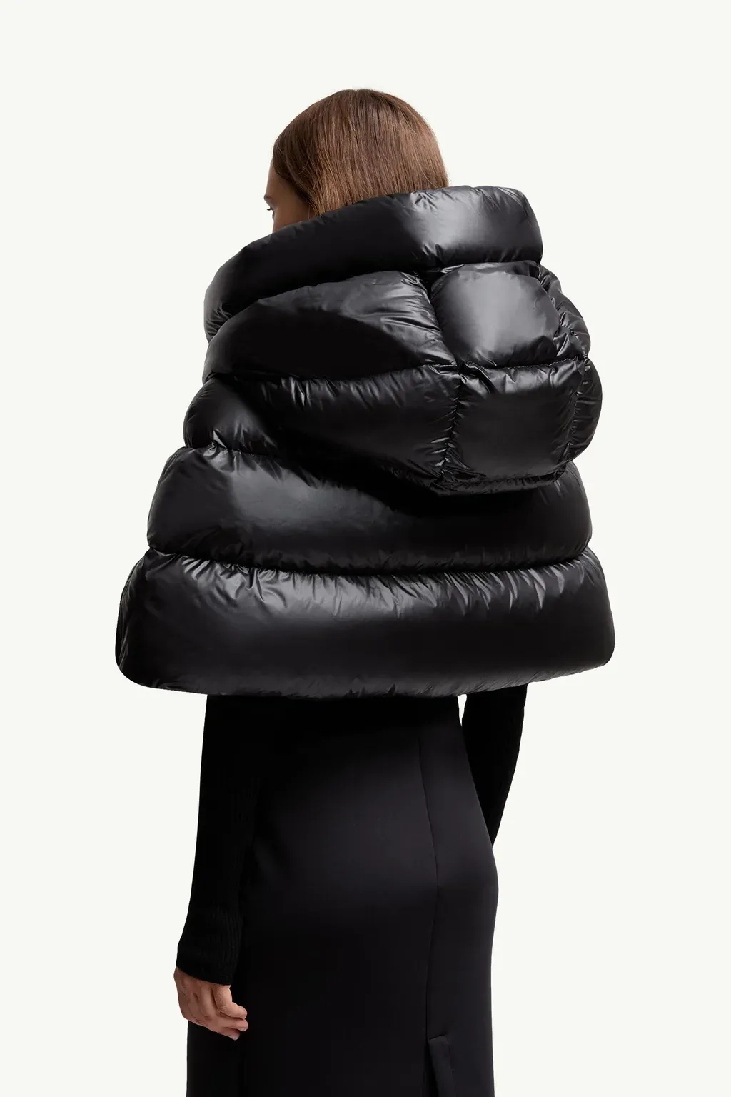 Moncler X Ee72 By Edward Enninful Hooded Down Cape