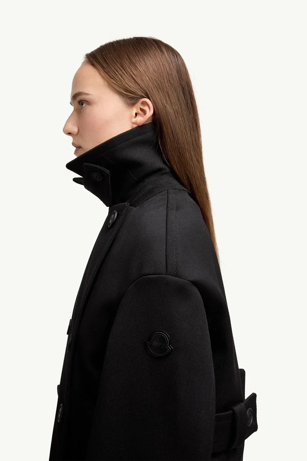 Moncler X Ee72 By Edward Enninful Maysak Wool Short Down Jacket