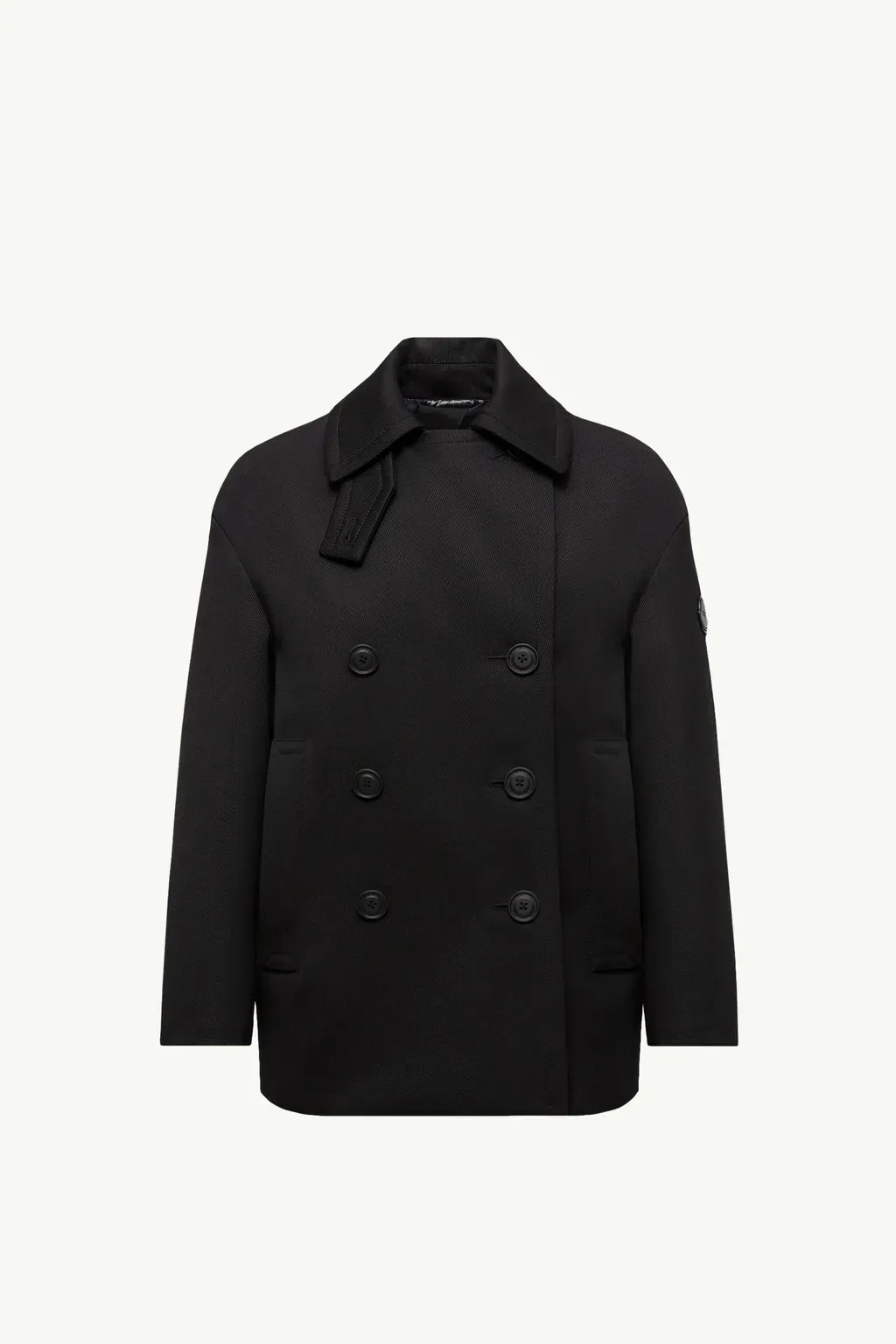 Moncler X Ee72 By Edward Enninful Maysak Wool Short Down Jacket