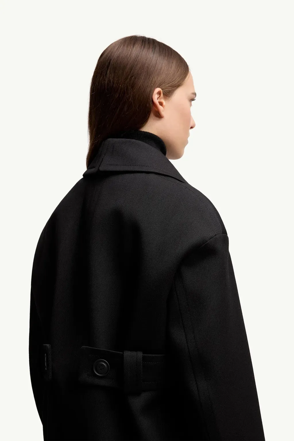 Moncler X Ee72 By Edward Enninful Maysak Wool Short Down Jacket