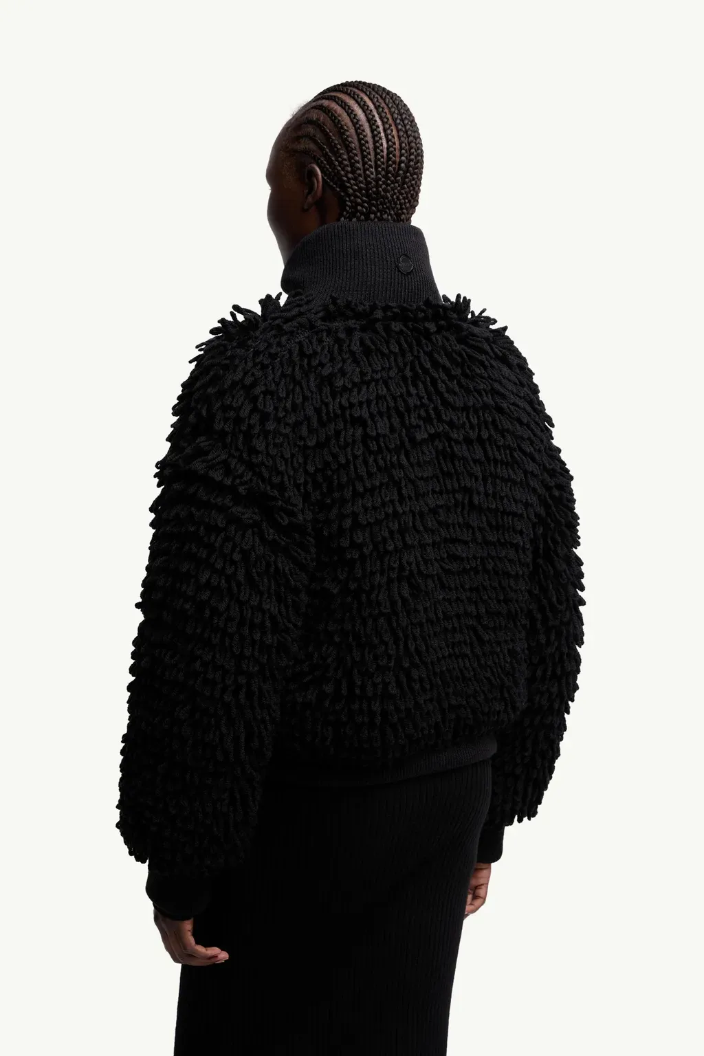 Moncler X Ee72 By Edward Enninful Wool Blend Zip-Up Cardigan