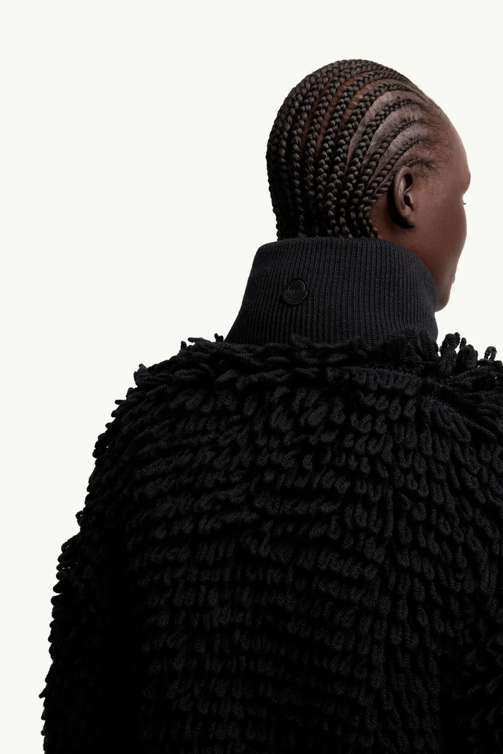 Moncler X Ee72 By Edward Enninful Wool Blend Zip-Up Cardigan
