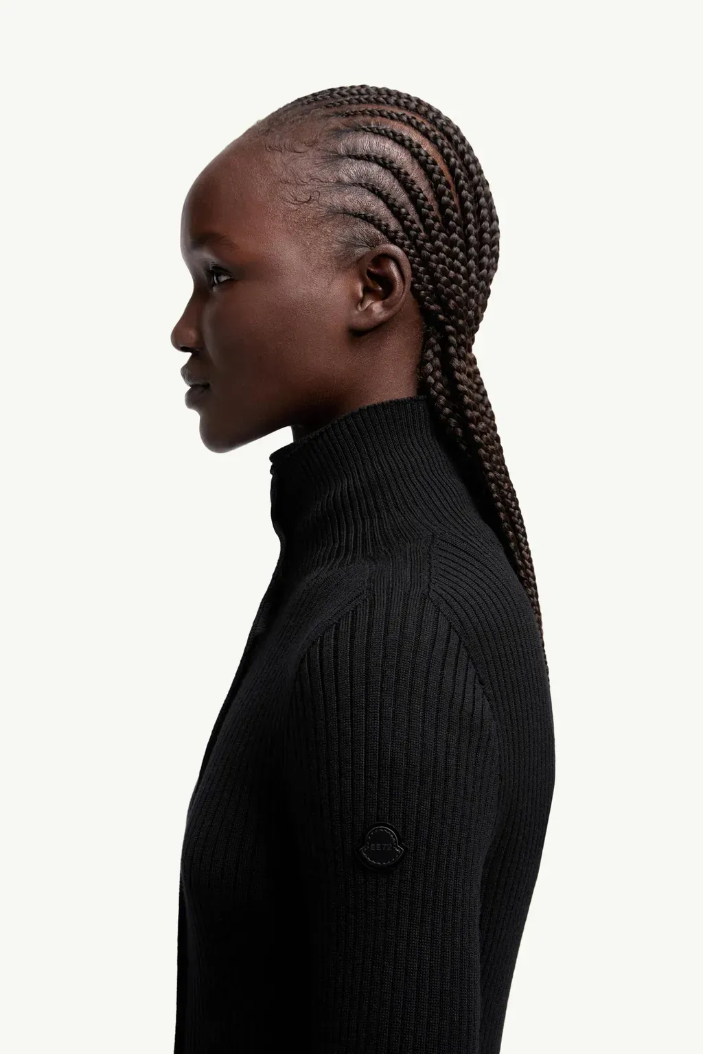 Moncler X Ee72 By Edward Enninful Wool Turtleneck Dress