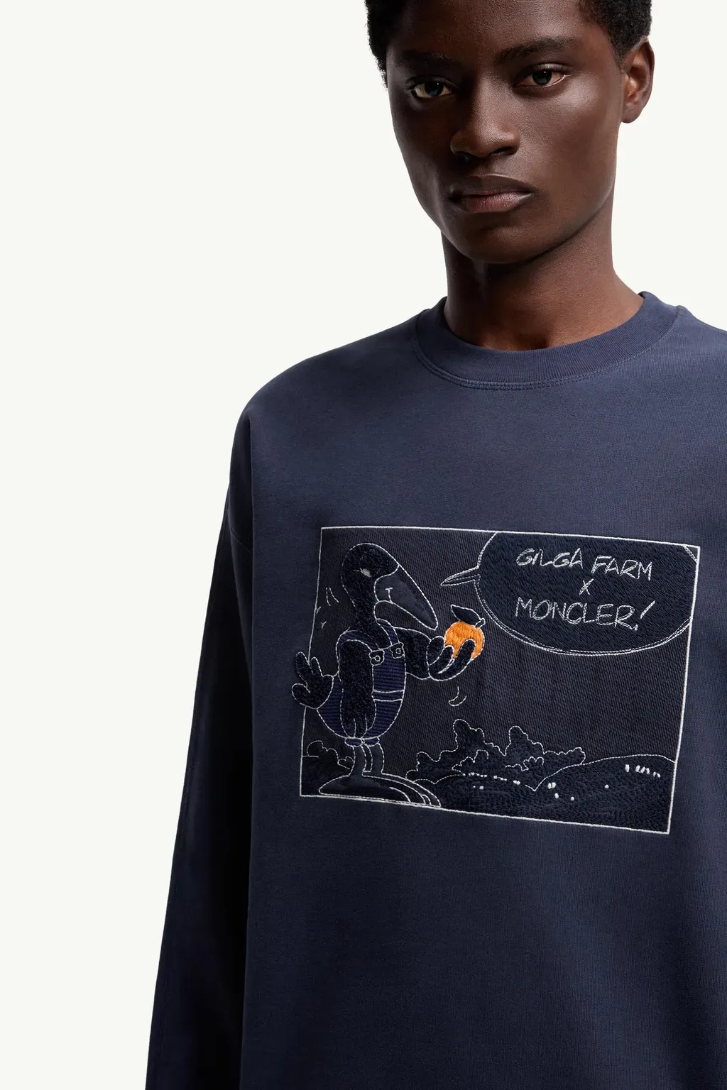 Moncler X Gilga Farm By Donald Glover Cotton Sweatshirt