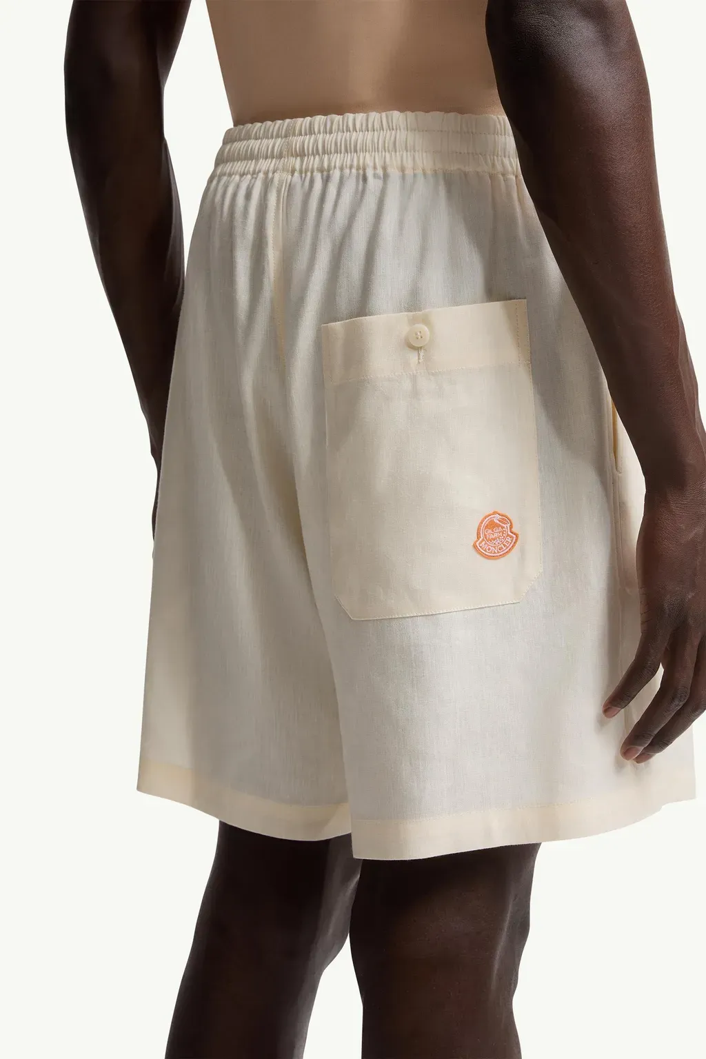 Moncler X Gilga Farm By Donald Glover Linen Blend Shorts
