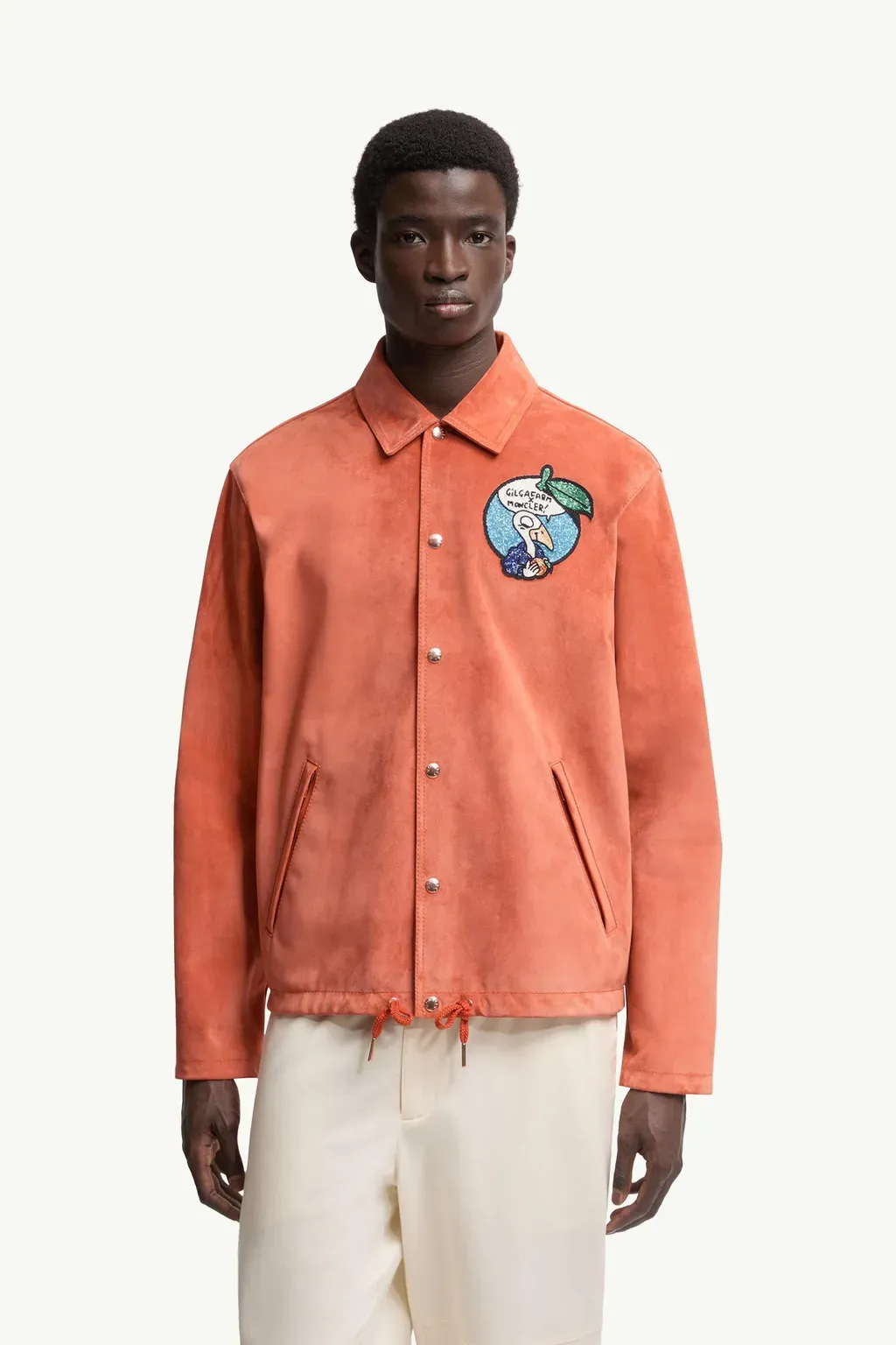 Moncler X Gilga Farm By Donald Glover Navel Suede Shirt Jacket
